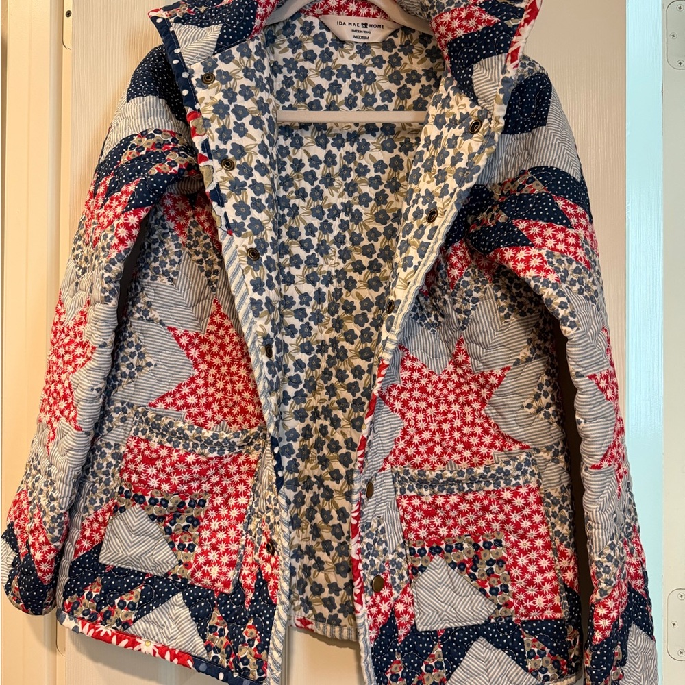 Chic Patchwork Bomber Jacket In Pink And Blue - image 3